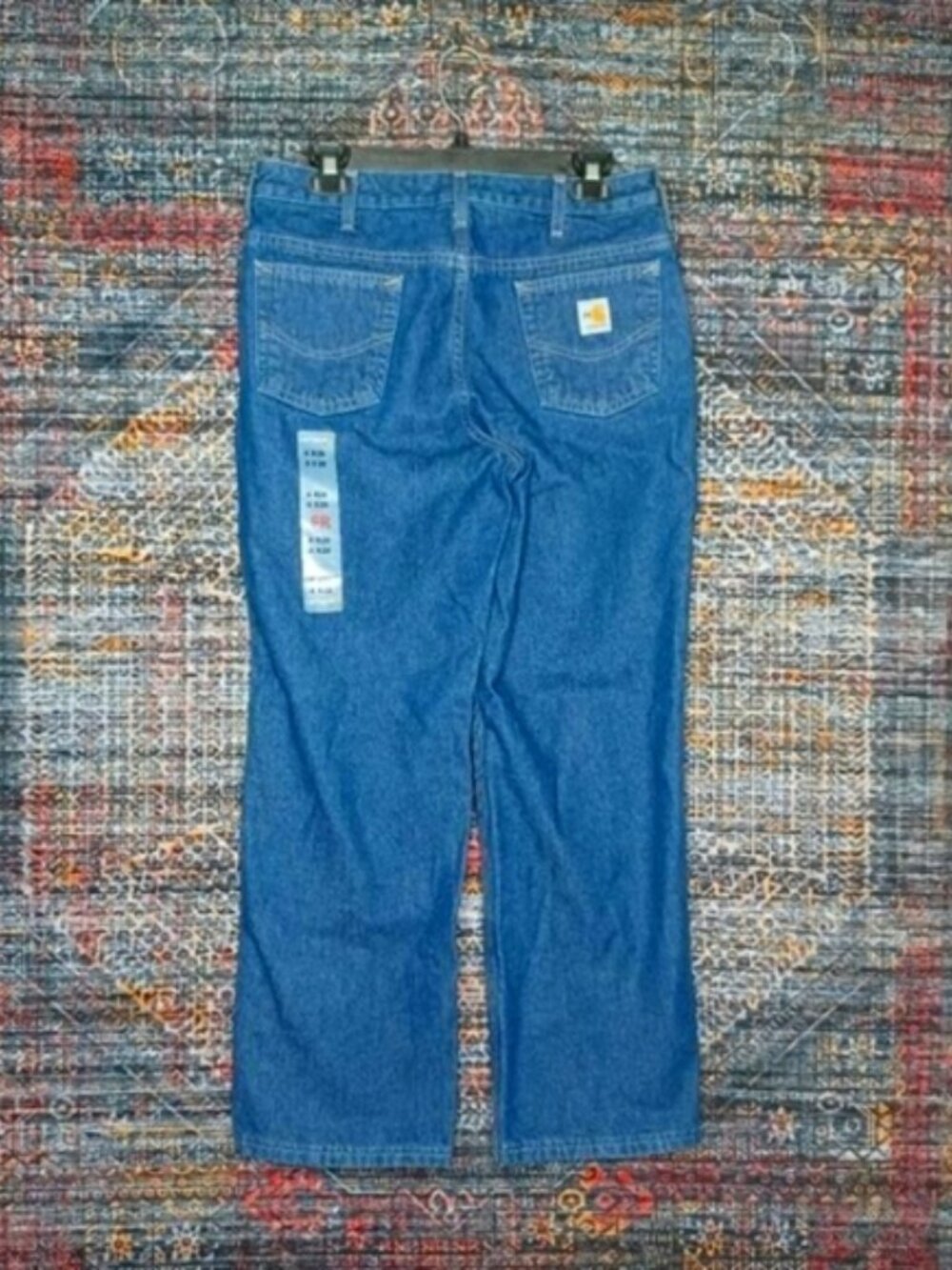 Carhartt womens dark wash bootcut nfpa 2112 FR work jeans 4x28 NWT